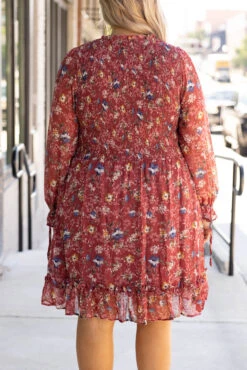 Midnight Train To Georgia Dress, Burgundy 12 Midnight Train To Georgia Dress, Burgundy -Chic Soul Store 5E1A0235