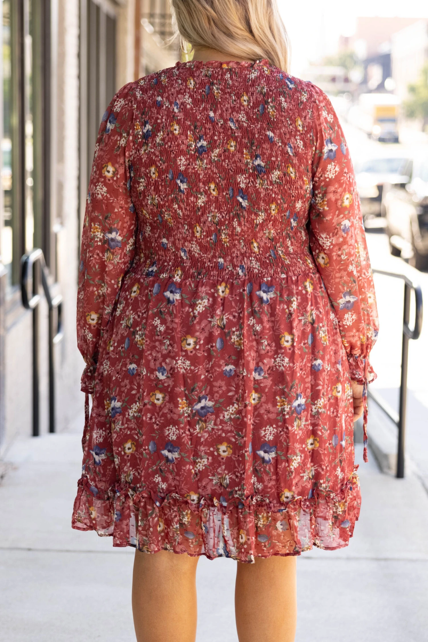 Midnight Train To Georgia Dress, Burgundy 7 Midnight Train To Georgia Dress, Burgundy - Image 5