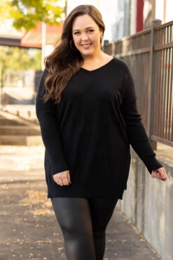 So Show Me Family Sweater, Black