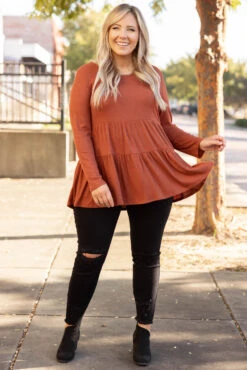 Broken Bells Top, Rust 10 Broken Bells Top, Rust -Chic Soul Store 5E1A0509