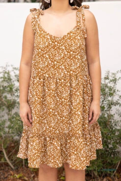 Endless Sunshine Dress, Camel -Chic Soul Store 5E1A0513