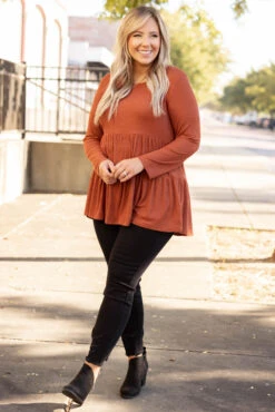 Broken Bells Top, Rust 9 Broken Bells Top, Rust -Chic Soul Store 5E1A0513 0cbaab79 e0e5 4275 bfc4 666a61012b2c