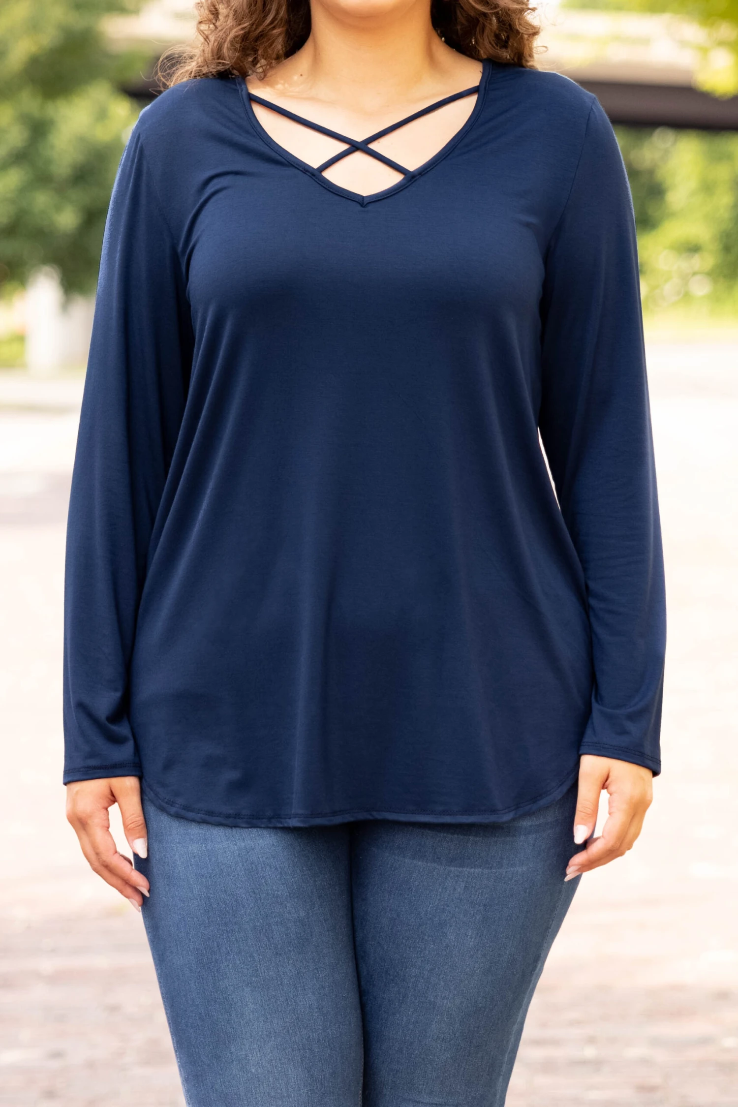 Neutral But Nice Top, Navy 6 Neutral But Nice Top, Navy - Image 4