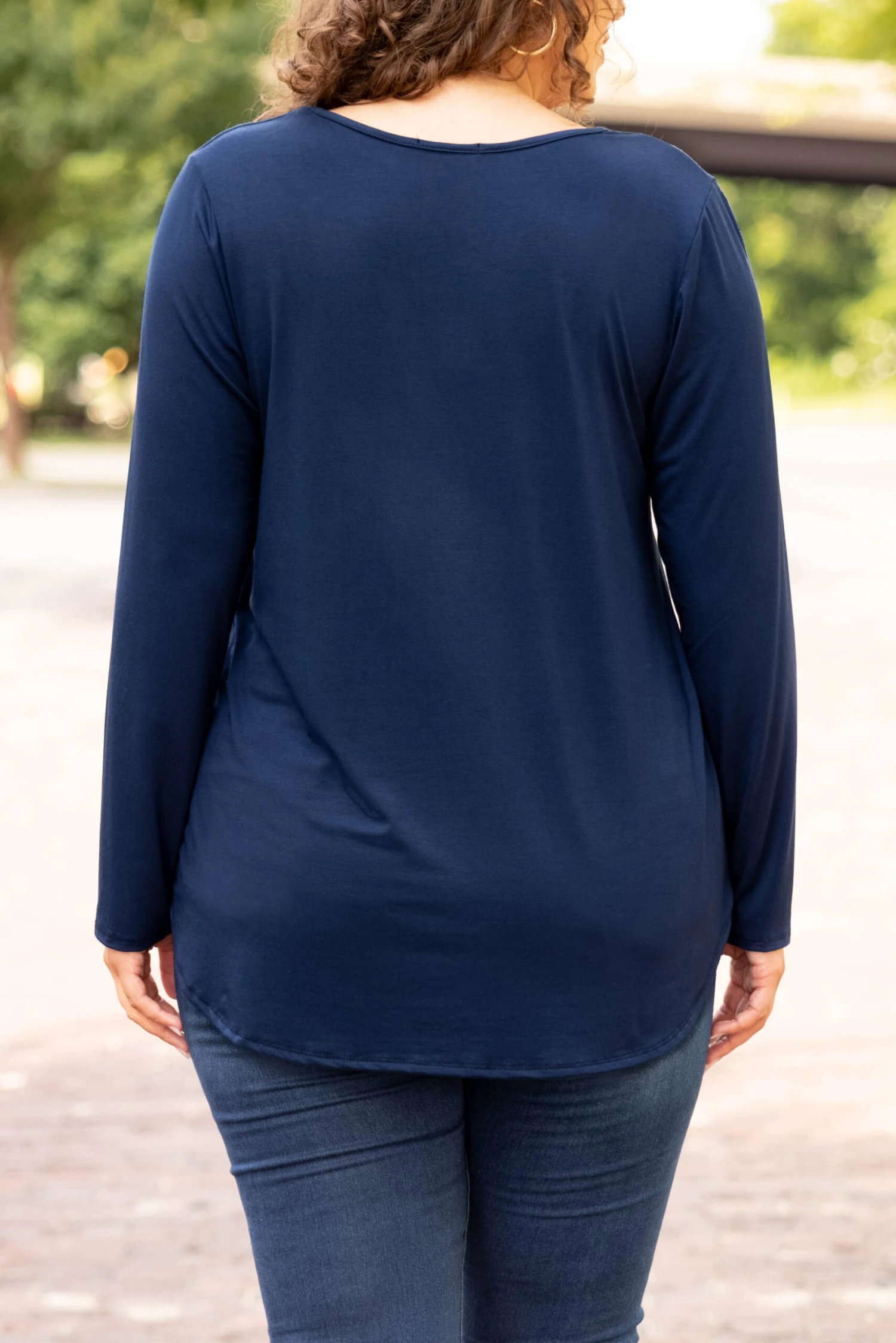 Neutral But Nice Top, Navy 7 Neutral But Nice Top, Navy - Image 5