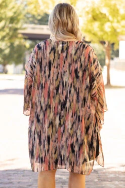 Long Day Out Cardigan, Black Rust -Chic Soul Store 5E1A0893 Edit