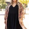 Long Day Out Cardigan, Black Rust -Chic Soul Store 5E1A0896