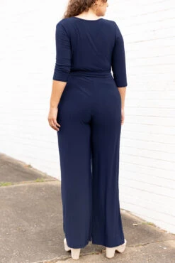 Me In My Suit Jumpsuit, Navy -Chic Soul Store 5E1A1268