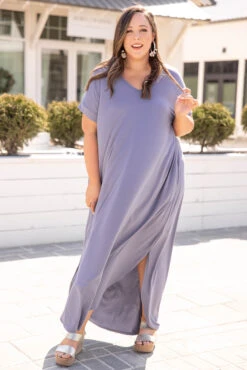 Crossroad Ahead Dress, Dusty Lavender -Chic Soul Store 5E1A1458 Edit
