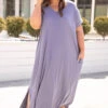 Crossroad Ahead Dress, Dusty Lavender 2 Crossroad Ahead Dress, Dusty Lavender -Chic Soul Store 5E1A1463 Edit