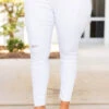 Material Girl Jeans, White -Chic Soul Store 5E1A2069 Edit