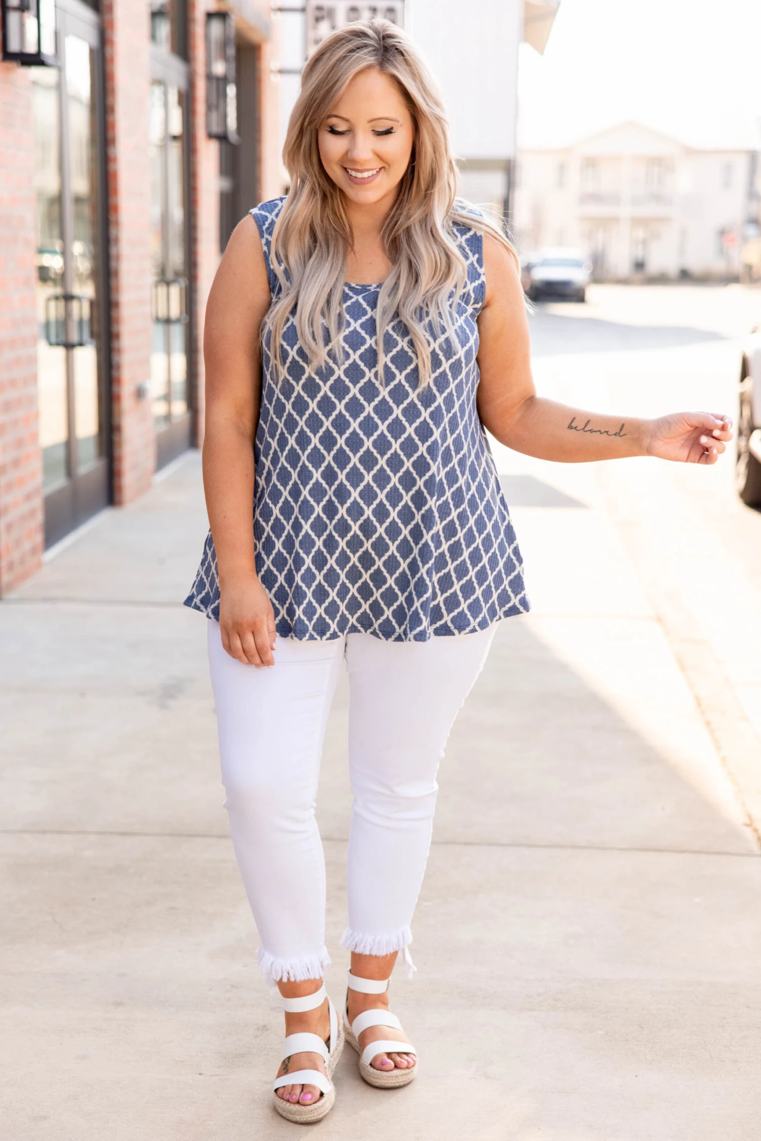 Close Encounters Tank, Blue 5 Close Encounters Tank, Blue - Image 3