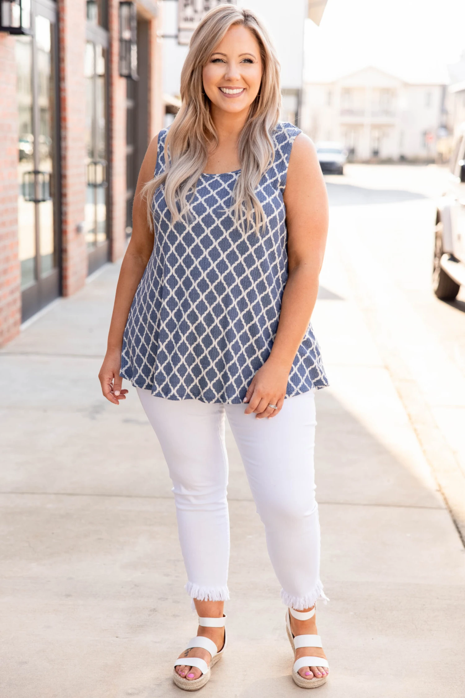 Close Encounters Tank, Blue 4 Close Encounters Tank, Blue - Image 2