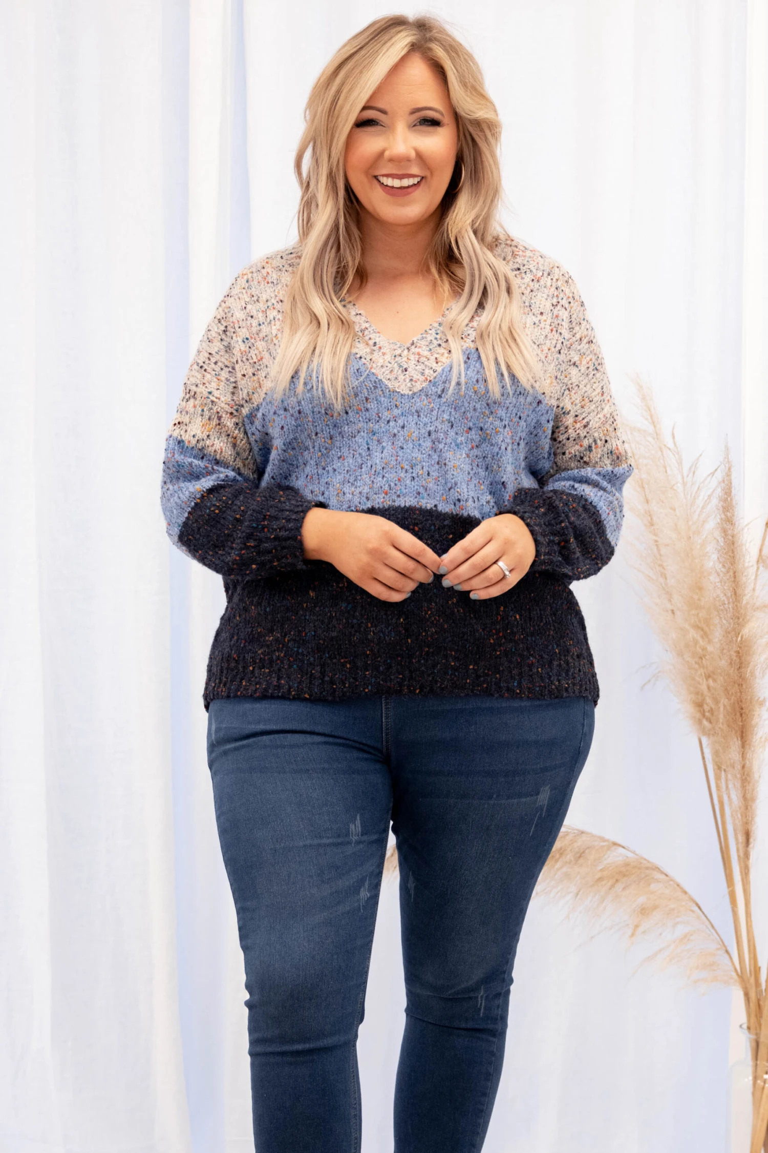 A Little Charmed Sweater, Blue 3 A Little Charmed Sweater, Blue