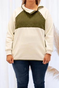 Not The Same Pullover, Olive -Chic Soul Store 5E1A2746
