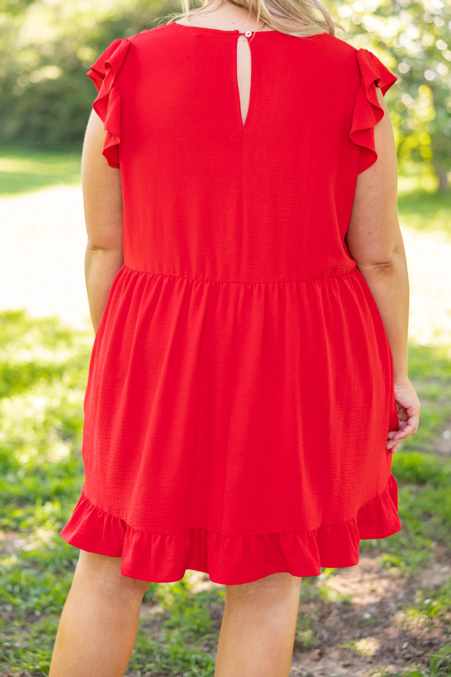 Cozy Cabana Dress, Tomato 7 Cozy Cabana Dress, Tomato - Image 5
