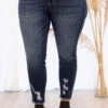Head Turner Jeans, Dark Wash -Chic Soul Store 5E1A2903