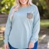 Curved Hem Slouchy Dolman Tunic, Mineral Mint Sequin 2 Curved Hem Slouchy Dolman Tunic, Mineral Mint Sequin -Chic Soul Store 5E1A3020