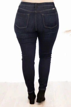 Look At Me Jeans, Dark Wash -Chic Soul Store 5E1A3078