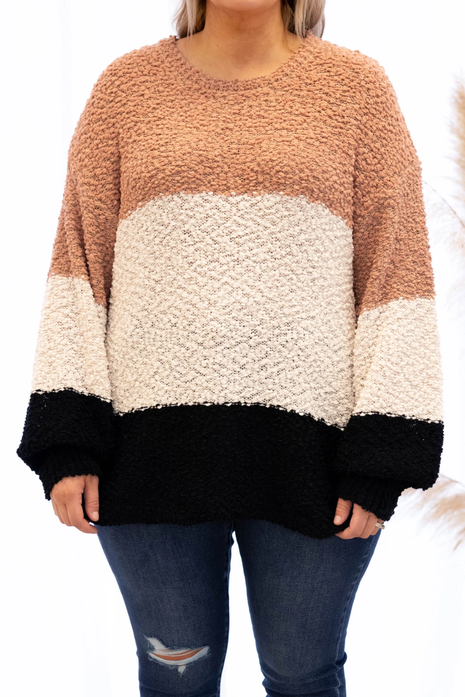 Lover's Reunion Sweater, Camel Combo 7 Lover's Reunion Sweater, Camel Combo - Image 5