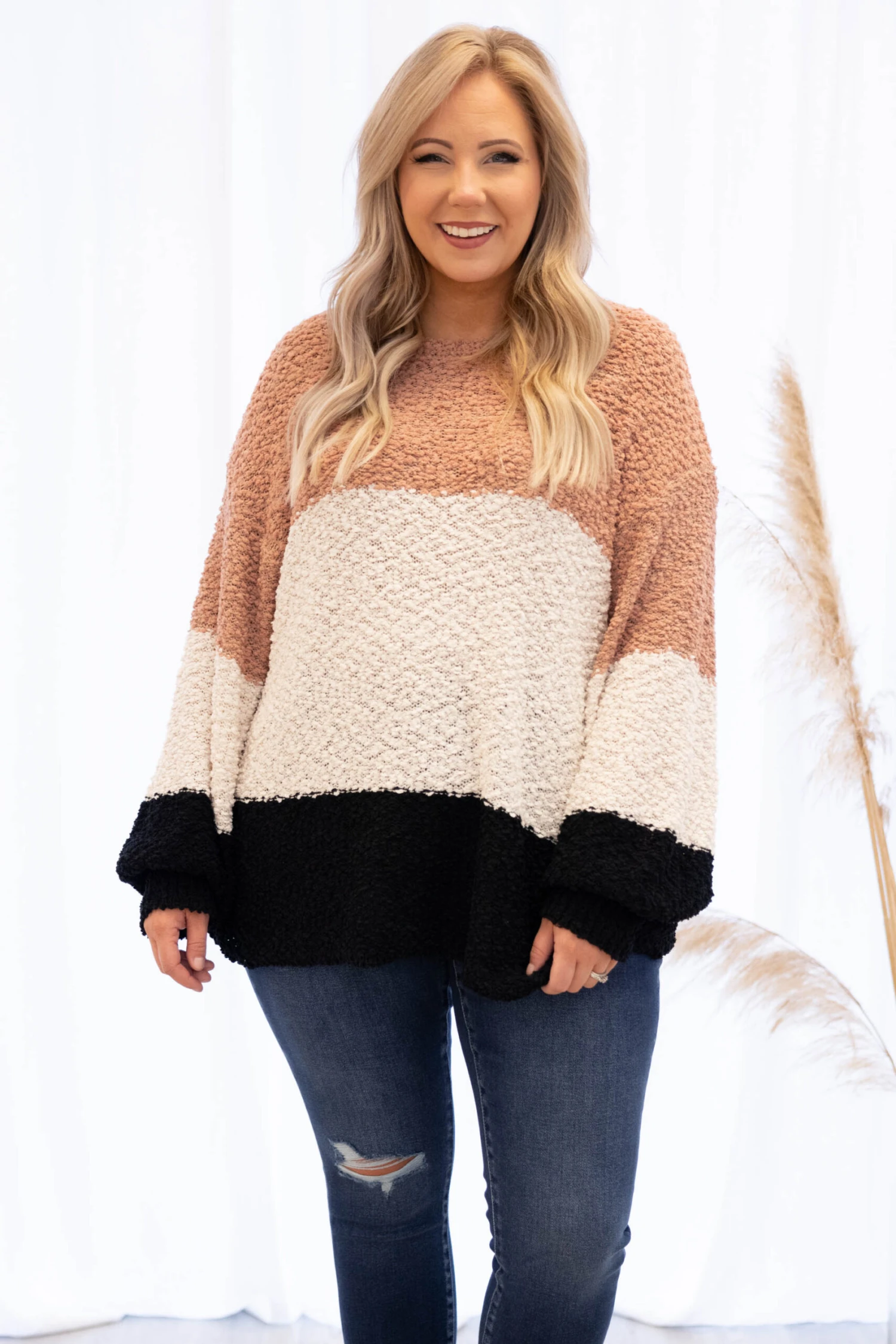 Lover's Reunion Sweater, Camel Combo 3 Lover's Reunion Sweater, Camel Combo