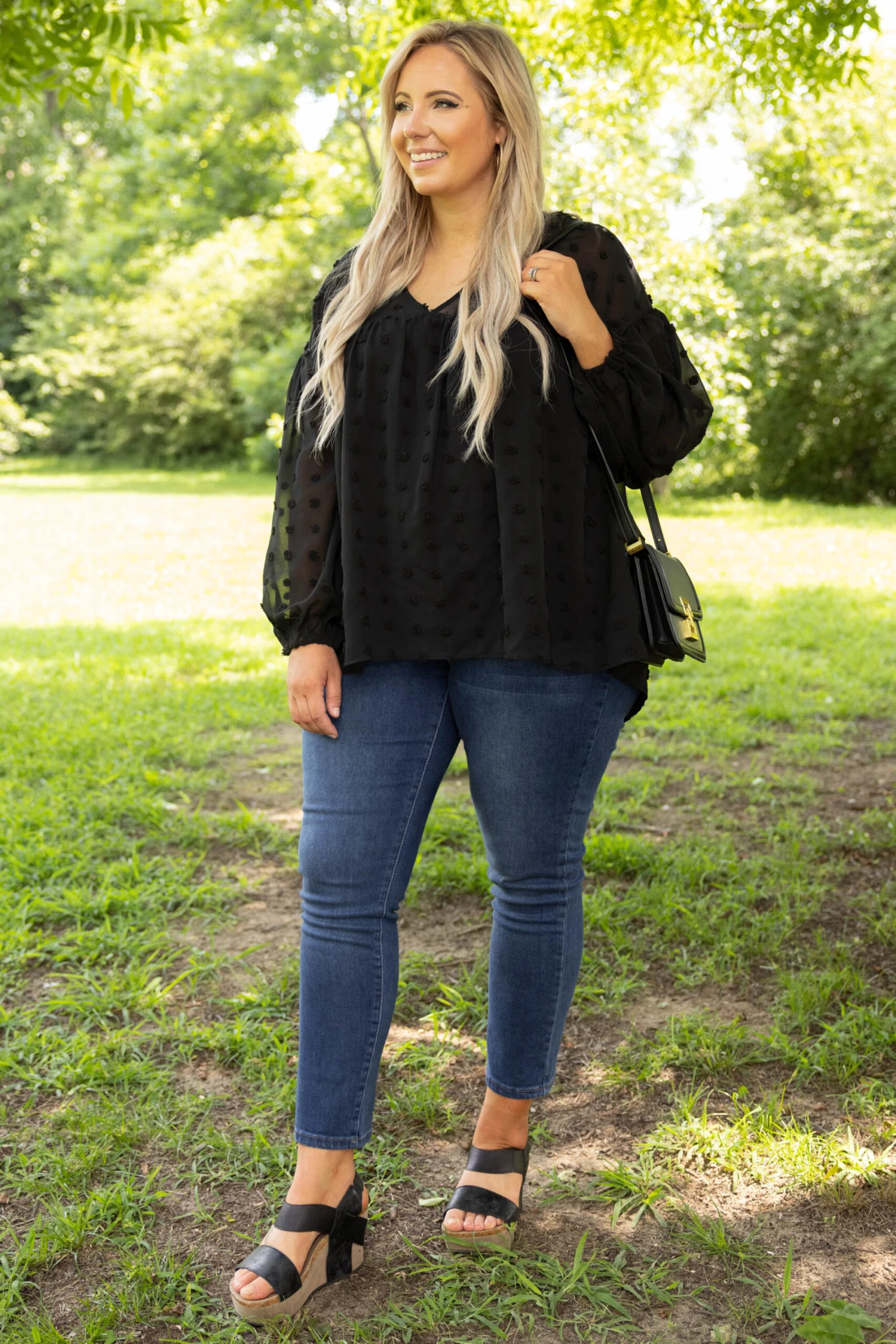 Love Is Catching Blouse, Black 4 Love Is Catching Blouse, Black - Image 2