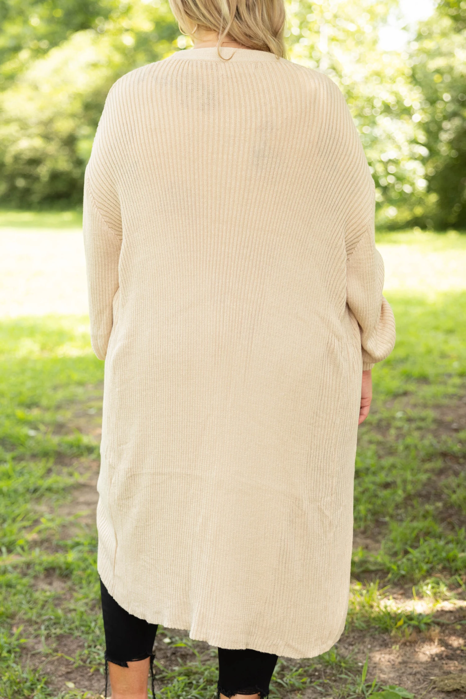 Let's Roll Out Cardigan, Sand 7 Let's Roll Out Cardigan, Sand - Image 5