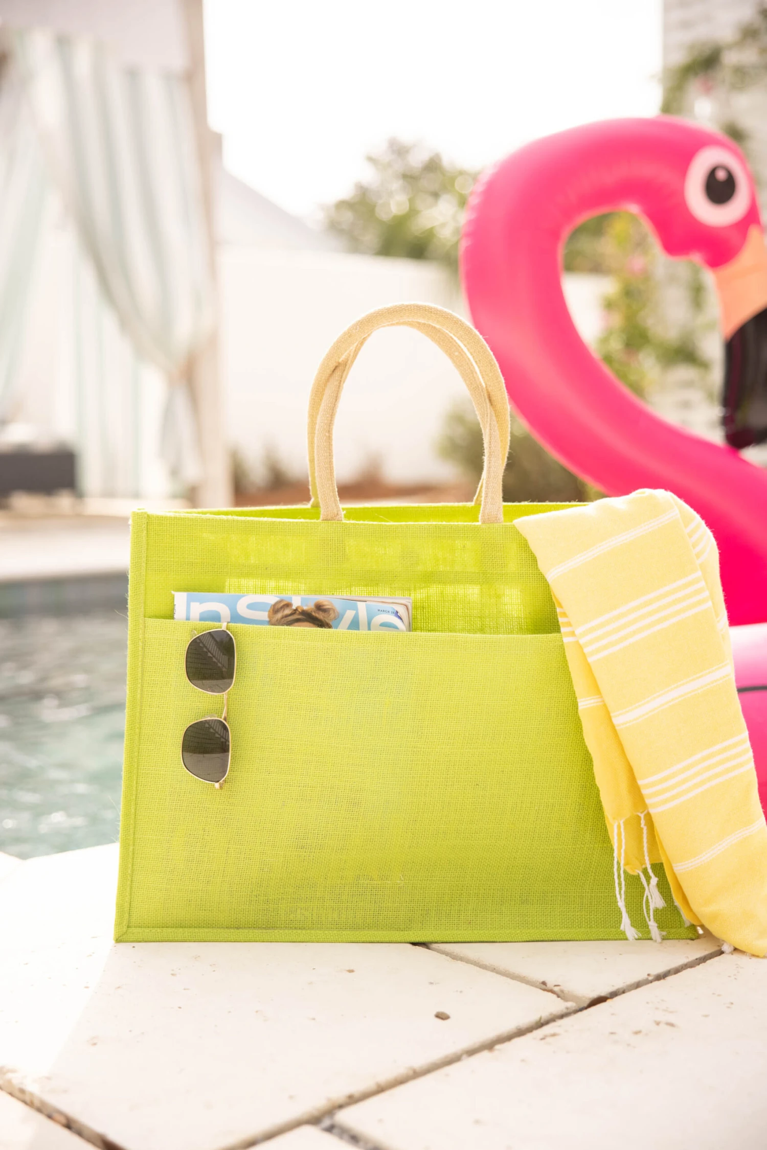 Collecting Crushes Tote Bag, Lime 3 Collecting Crushes Tote Bag, Lime