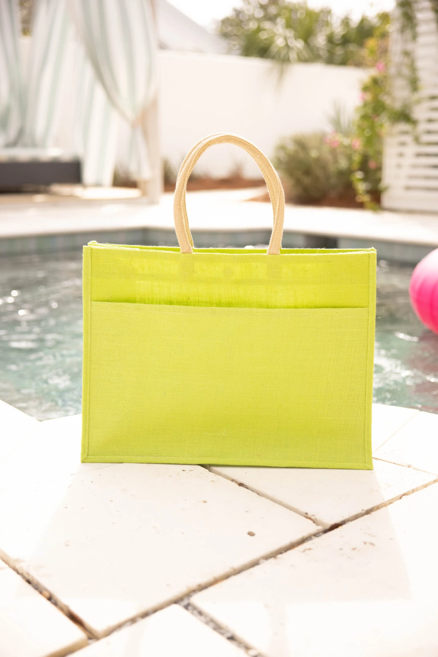 Collecting Crushes Tote Bag, Lime 4 Collecting Crushes Tote Bag, Lime - Image 2