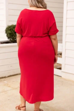 I’m Speechless Dress, Ruby -Chic Soul Store 5E1A4246 Edit