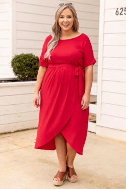 I’m Speechless Dress, Ruby -Chic Soul Store 5E1A4248 Edit