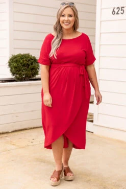 I’m Speechless Dress, Ruby -Chic Soul Store 5E1A4249 Edit