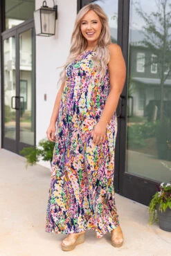 Love On The Weekend Maxi Dress, Navy 9 Love On The Weekend Maxi Dress, Navy -Chic Soul Store 5E1A4442