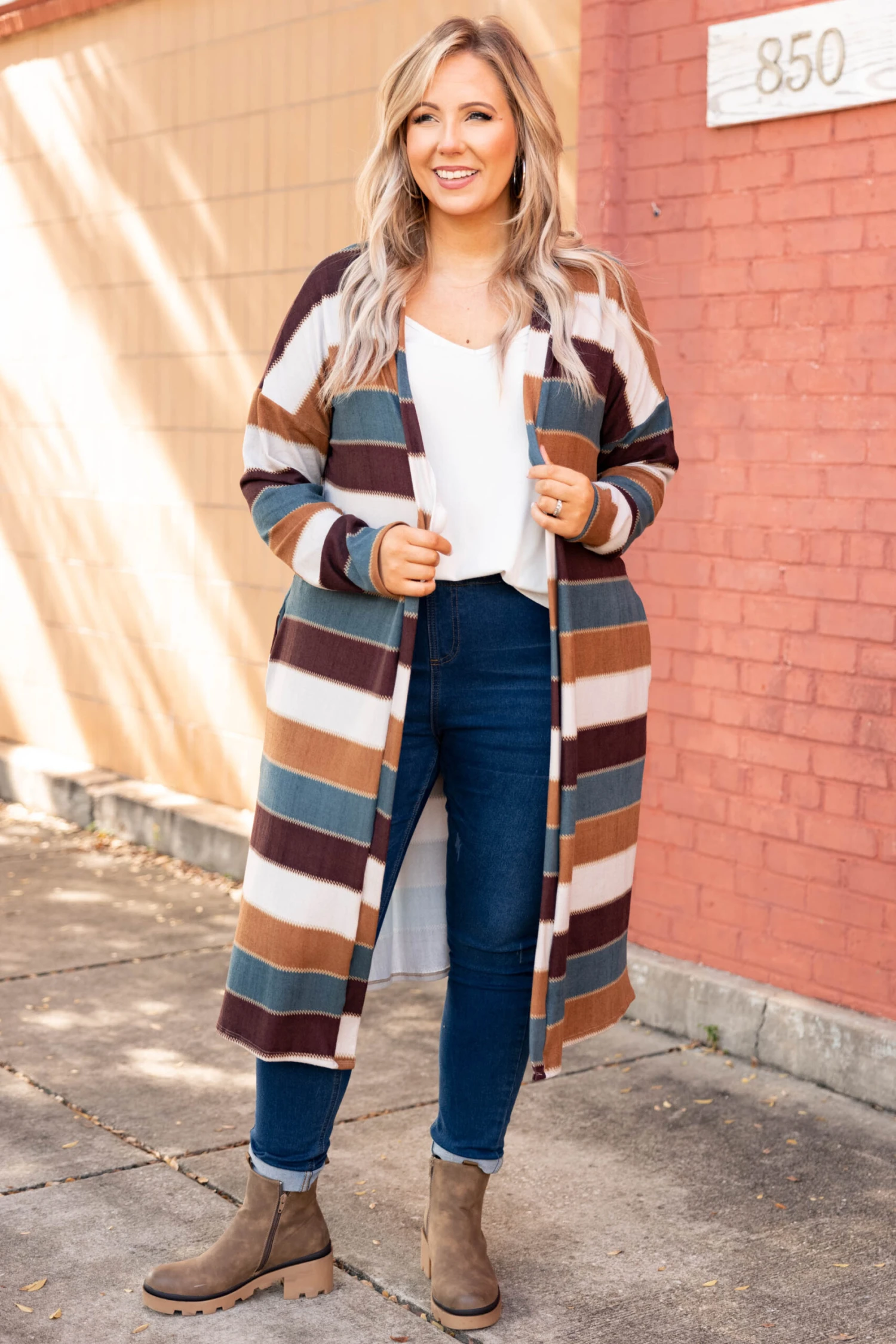 Make It Pop Duster, Teal-Mustard 4 Make It Pop Duster, Teal-Mustard - Image 2