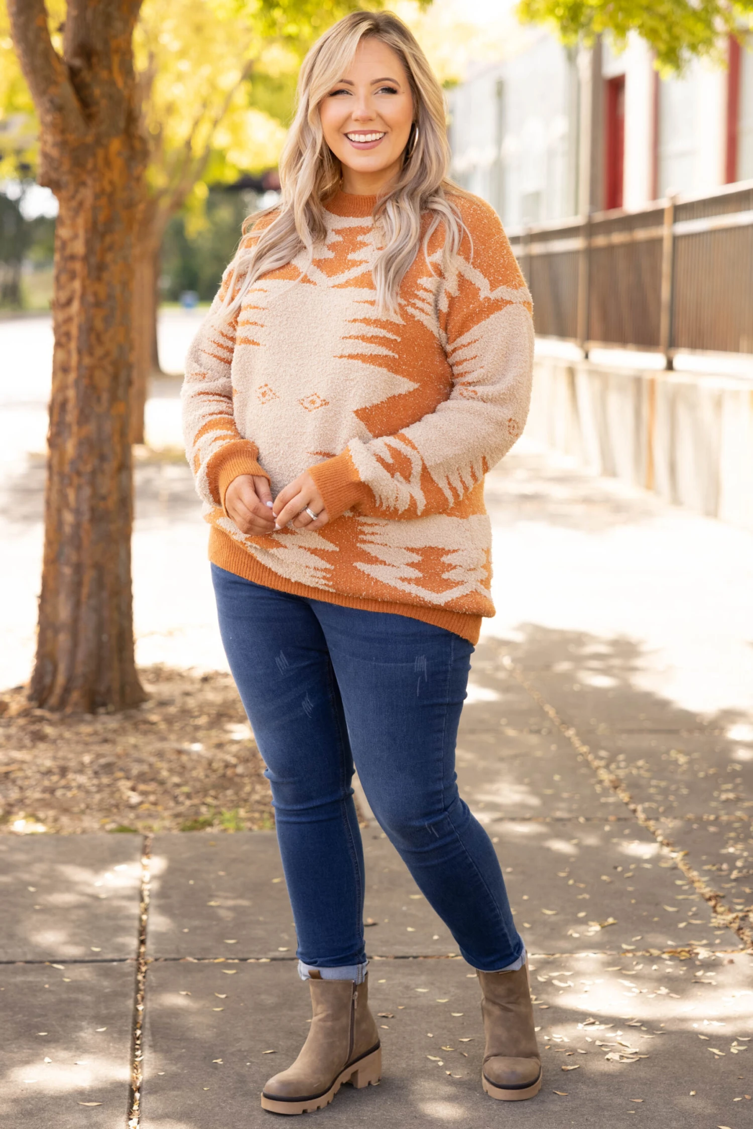 I Know You're Special Sweater, Orange 4 I Know You're Special Sweater, Orange - Image 2