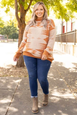 I Know You're Special Sweater, Orange 10 I Know You're Special Sweater, Orange -Chic Soul Store 5E1A4532