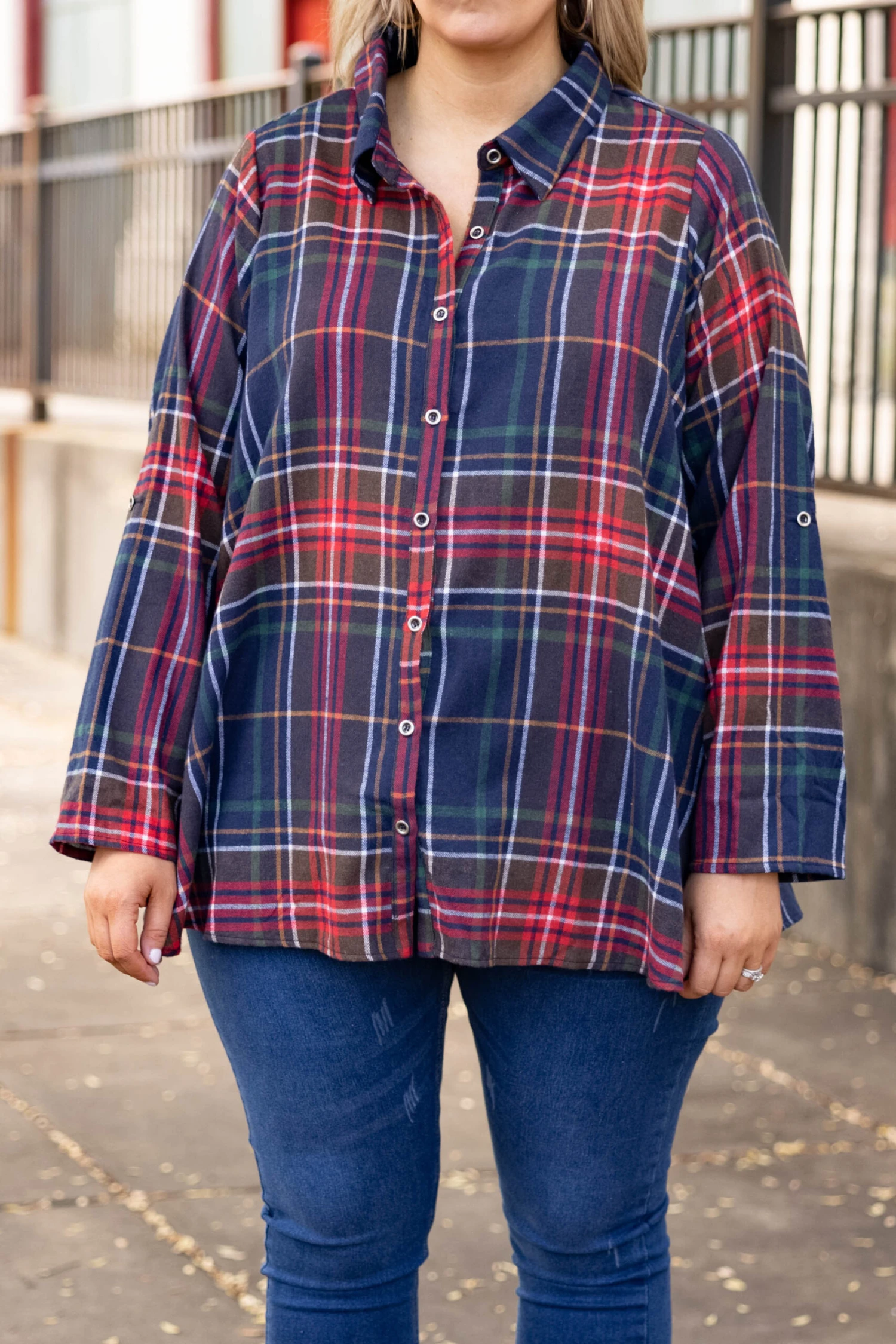 Happy In Life Top, Navy 6 Happy In Life Top, Navy - Image 4