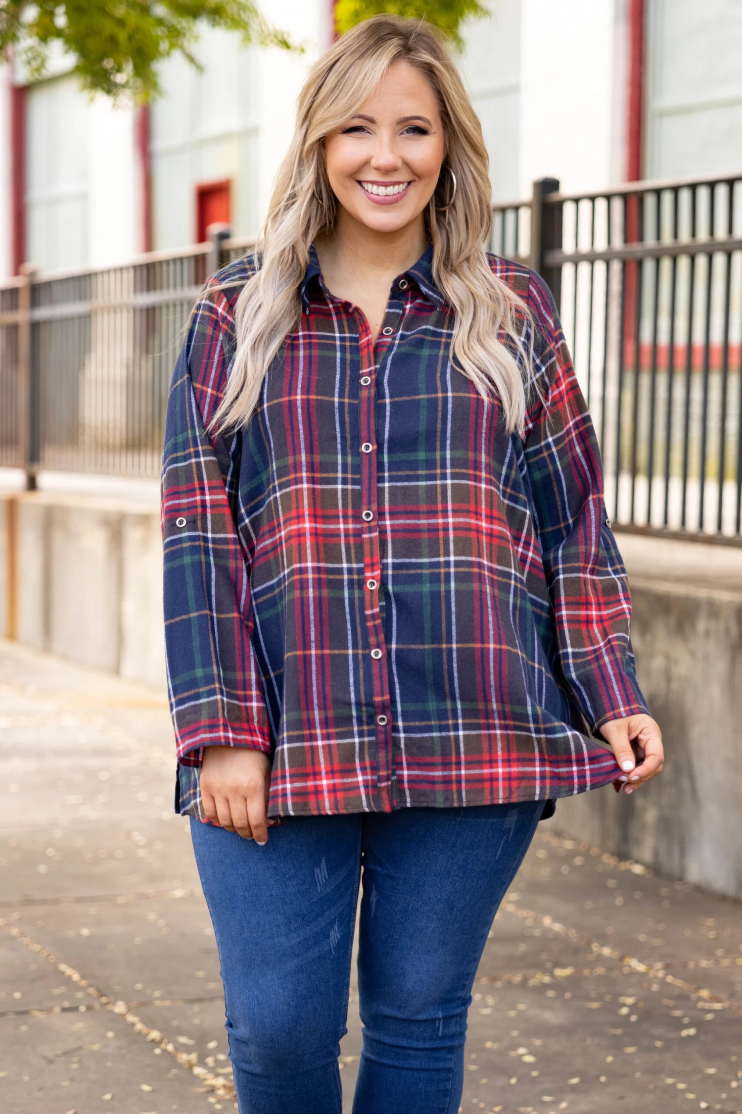 Happy In Life Top, Navy 3 Happy In Life Top, Navy