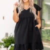 Paris Stroll Dress, Black -Chic Soul Store 5E1A4567