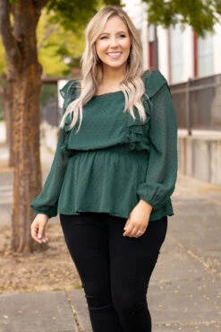 Somebody Like You Top, Hunter Green