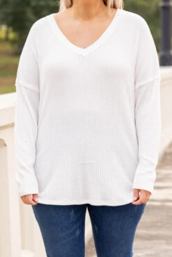 New Rules Coming Top, Ivory -Chic Soul Store 5E1A5121