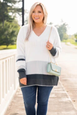 Fuzzy For You Sweater, Ivory