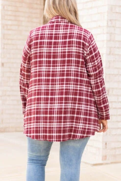 Cruising Through Life Top, Burgundy -Chic Soul Store 5E1A5468