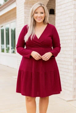 The Parents Would Be Proud Dress, Burgundy