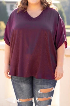 Over You Top, Wine 11 Over You Top, Wine -Chic Soul Store 5E1A6588