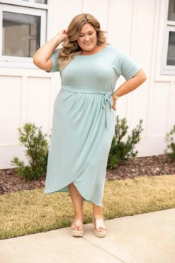 I'm Speechless Dress, Light Green -Chic Soul Store 5E1A6653 Edit
