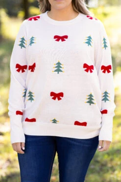 Wrapping Presents Sweater, Ivory 11 Wrapping Presents Sweater, Ivory -Chic Soul Store 5E1A6657