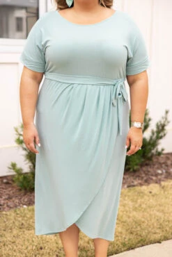 I'm Speechless Dress, Light Green -Chic Soul Store 5E1A6659 Edit