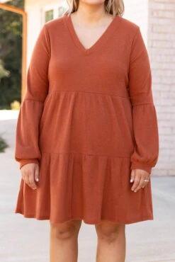 Now Add The Details Dress, Cognac 11 Now Add The Details Dress, Cognac -Chic Soul Store 5E1A6748