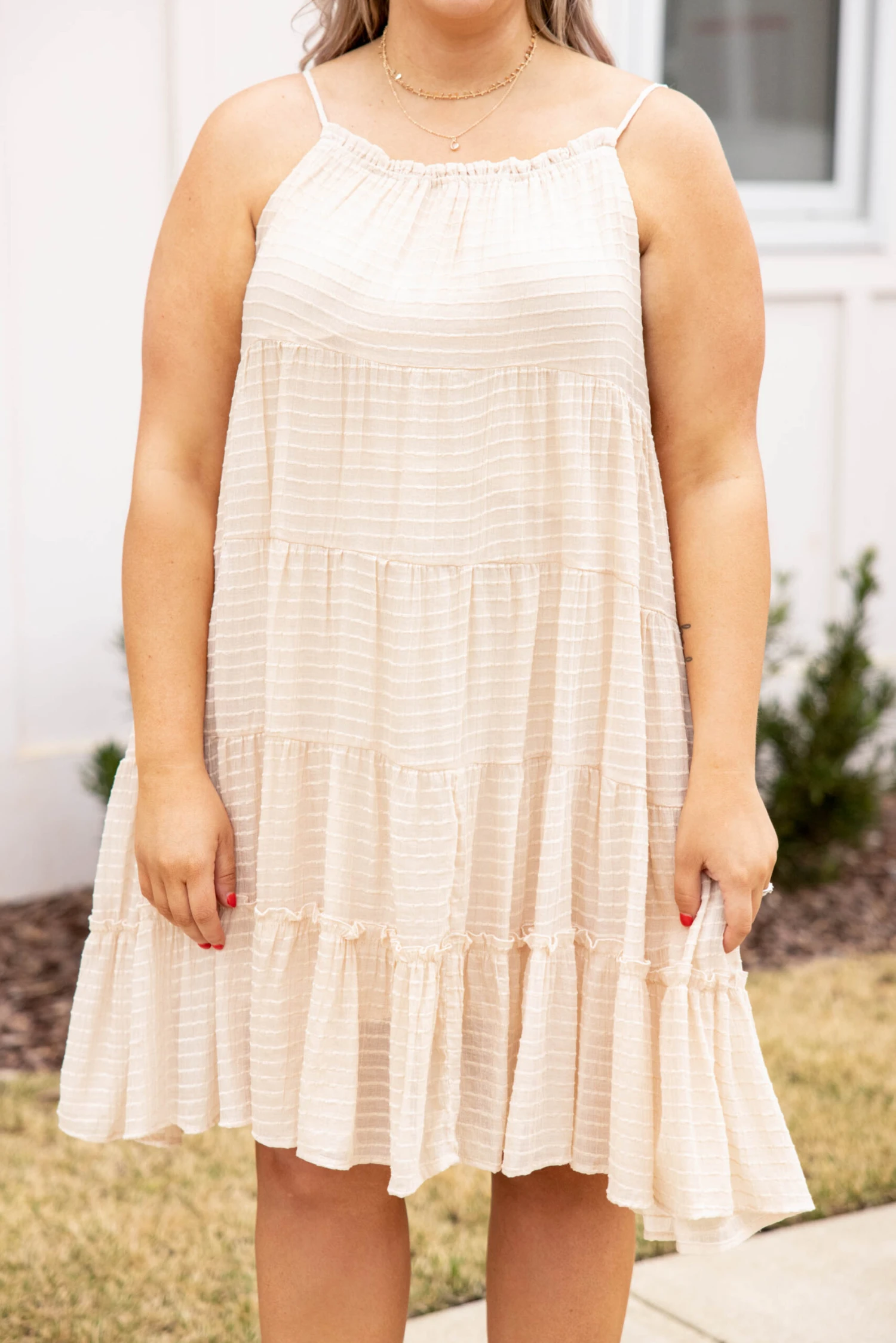 A Star On The Scene Dress, Natural 6 A Star On The Scene Dress, Natural - Image 4