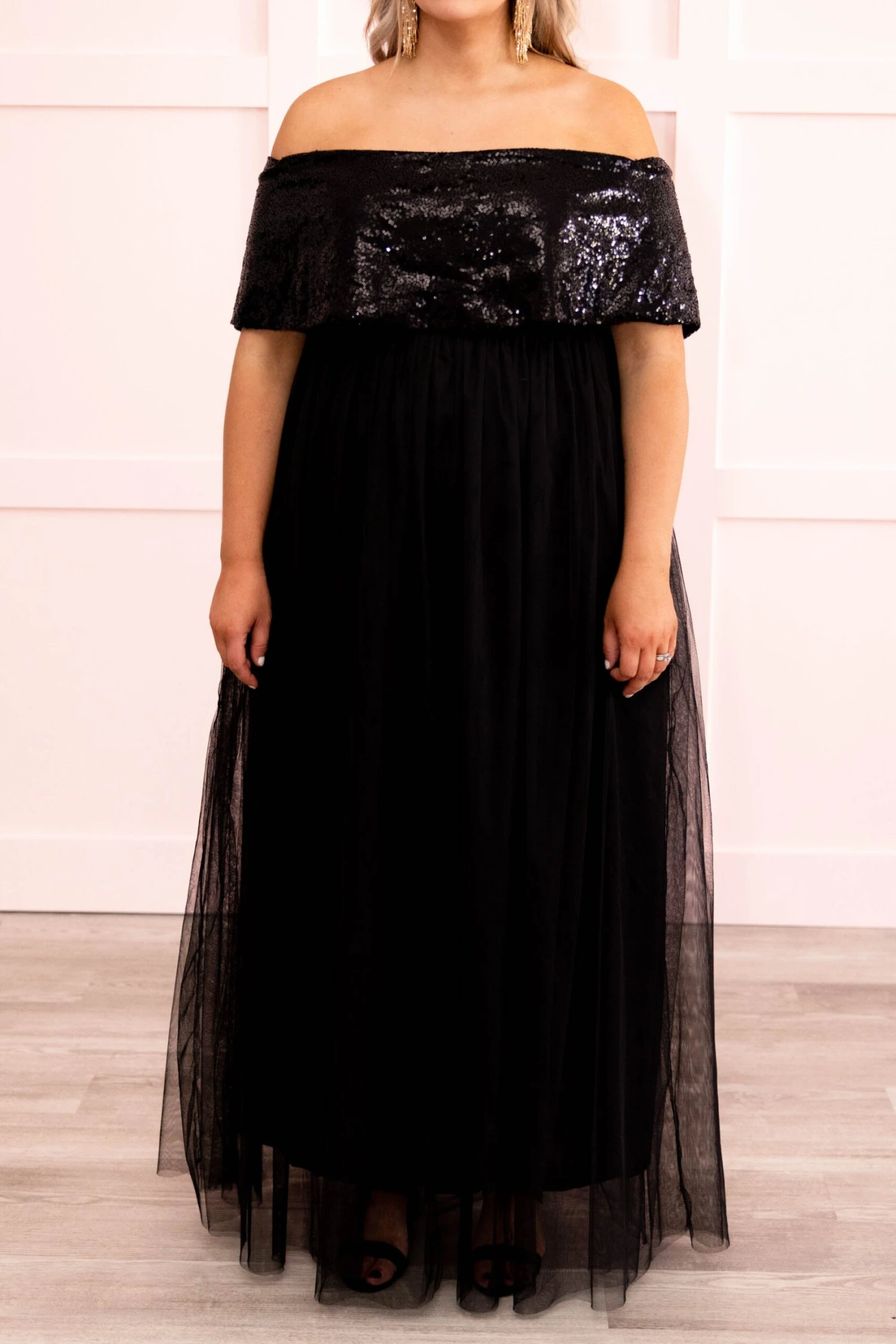 Posh Outlook Maxi Dress, Black 6 Posh Outlook Maxi Dress, Black - Image 4